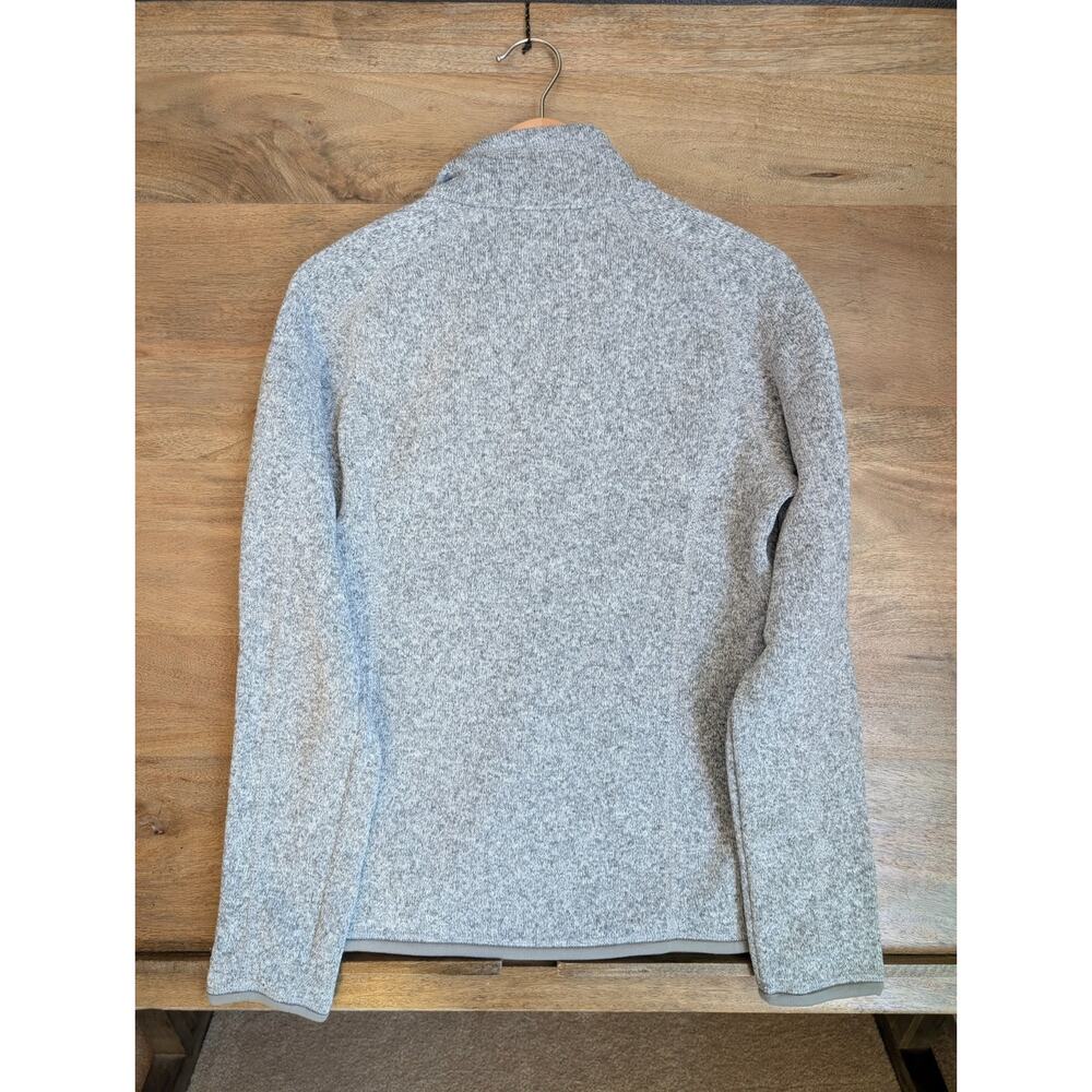 Patagonia Better Sweater Womens M Gray Long Sleeve 1/4 Zip Pullover 25618 NWT - Picture 2 of 6